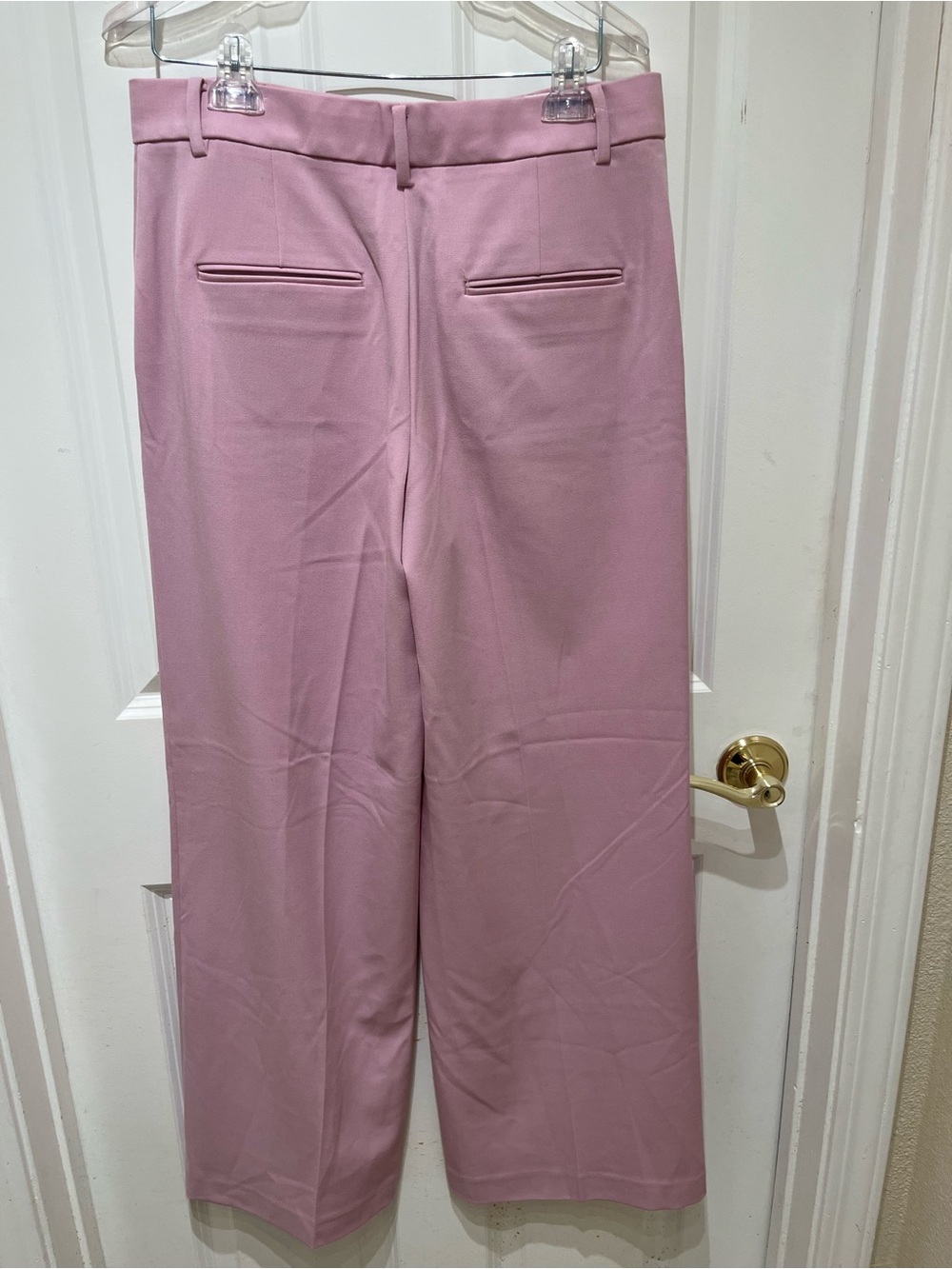 NWOT Ann Taylor Perfect Wide-Leg Pants in Dusted Orchid Size 6 - Picture 10 of 12